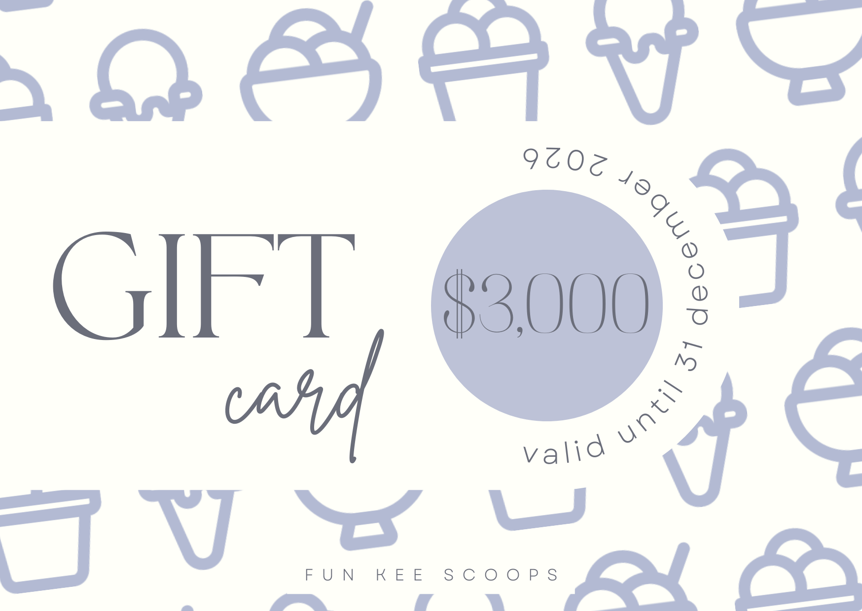 Tier 3 - HKD3,000 GIFT CARD